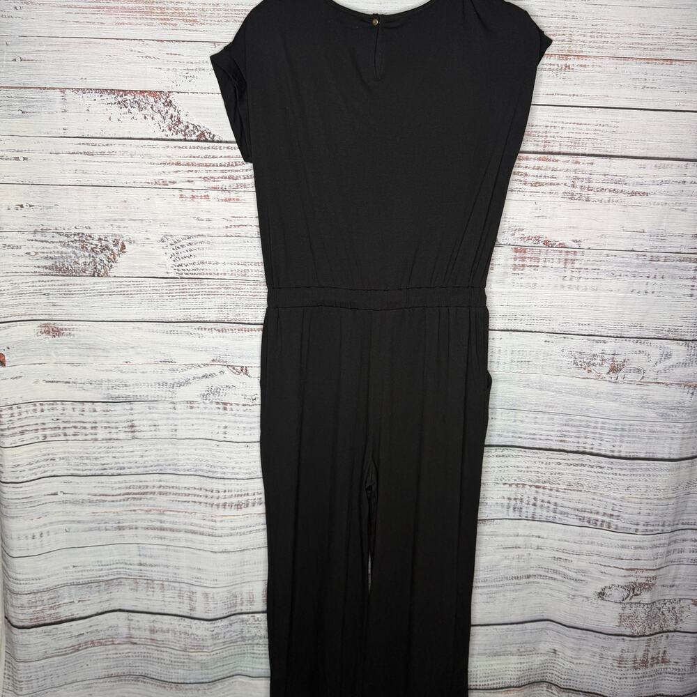 Soft Surroundings Black Roslyn Casual Jumpsuit Small - Picture 6 of 6
